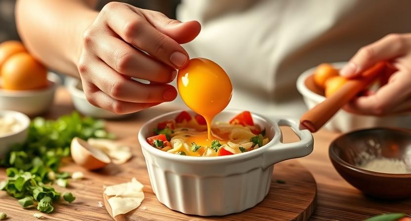 baked egg challenge recipe