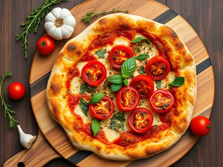 chimichurri pizza sauce sweet tomatoes recipe