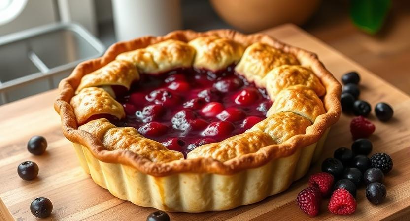 simple recipes for goumi berry pie