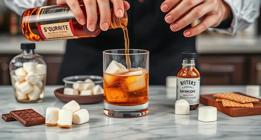 s'mores old fashioned recipe