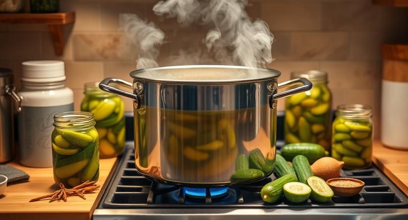 spicy dill pickle recipe canning